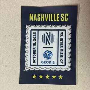 Nashville SC patch.